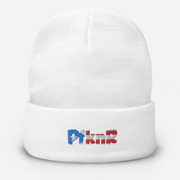 P fkn R Embroidered Beanie