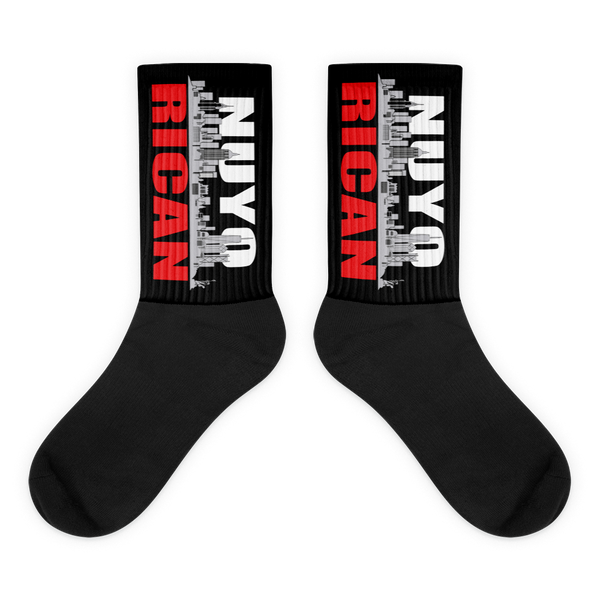 NuyoRican Black socks - PR FLAGS UP