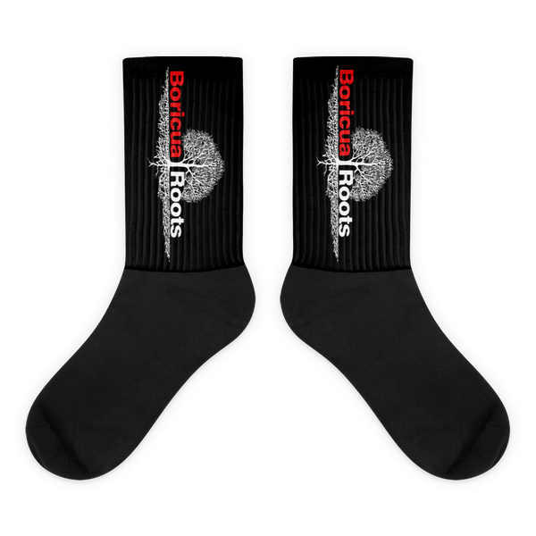 Roots Black foot socks - PR FLAGS UP