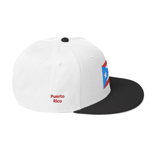 PR Light Blue Flag Snapback Hat