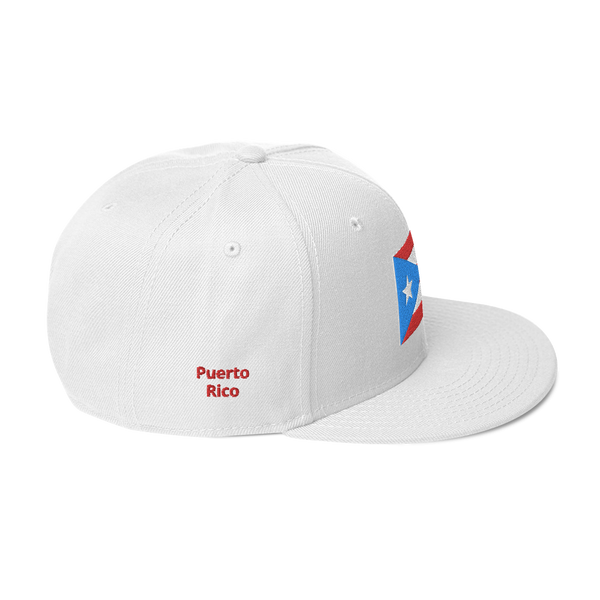 PR Light Blue Flag Snapback Hat