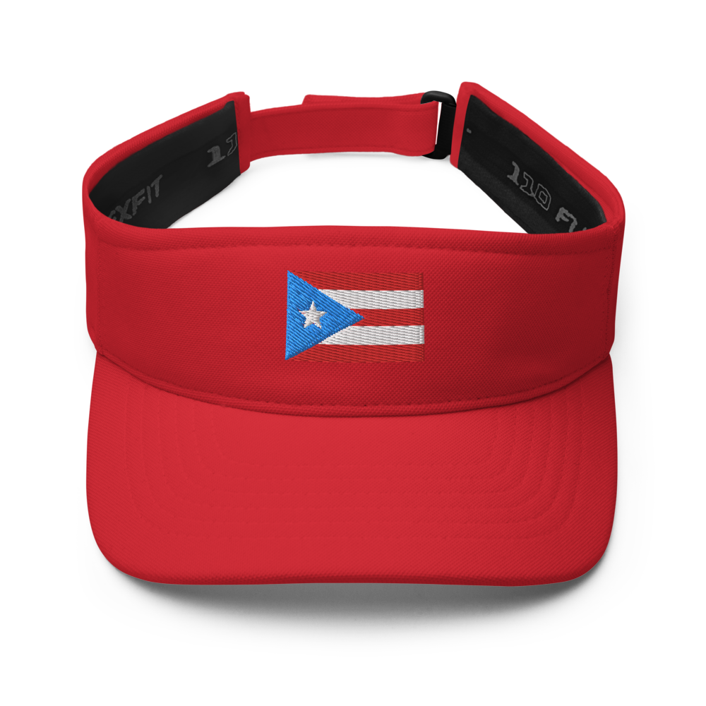 Puerto Rico Light Blue Flag Visor